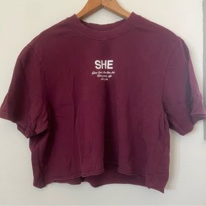 Darc Sport SHE Short Sleeve Crop T-Shirt